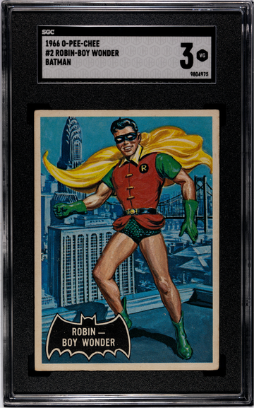 1966 O-Pee-Chee Batman #2 Robin - Boy Wonder SGC 3 VG