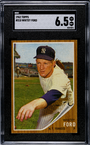 1962 Topps #310 Whitey Ford SGC 6.5 EX-NM+ Yankees HOF