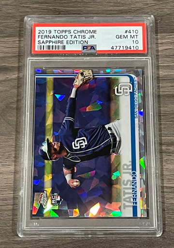 2019 Topps Chrome Sapphire Fernando Tatis Jr PSA 10
