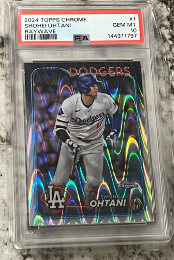 2024 Topps Chrome Shohei Ohtani Raywave Refractor PSA 10