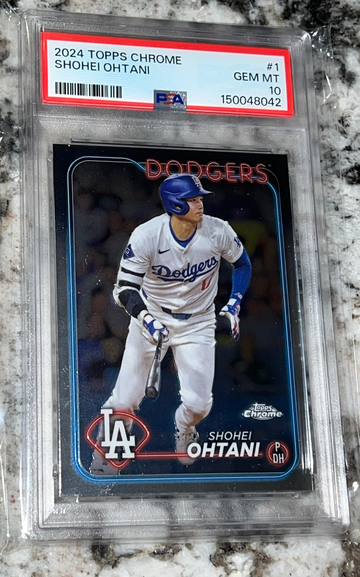 2024 Topps Chrome Shohei Ohtani PSA 10