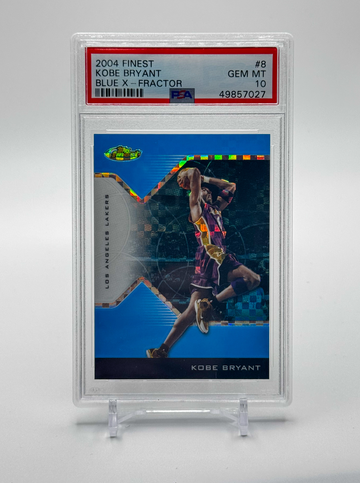 2004-05 Topps Finest Kobe Bryant BLUE X-Fractor PSA 10 – Rare Lakers HOF