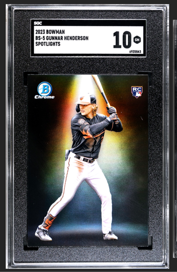 2023 Bowman Chrome Gunner Henderson BS-5 Spotlights