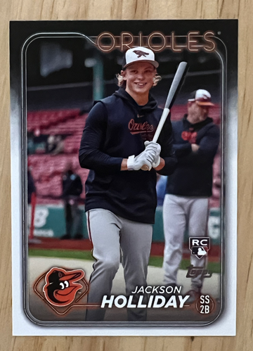 2024 Topps Complete Set Rookie Variation Jackson Holliday Orioles RC