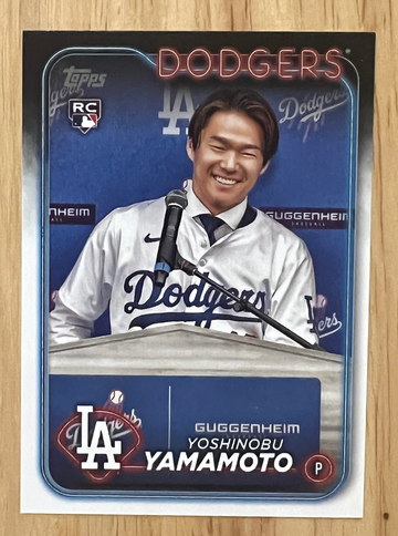 2024 Topps Complete Set Rookie Variation Yoshinobu Yamamoto 553 Dodgers RC