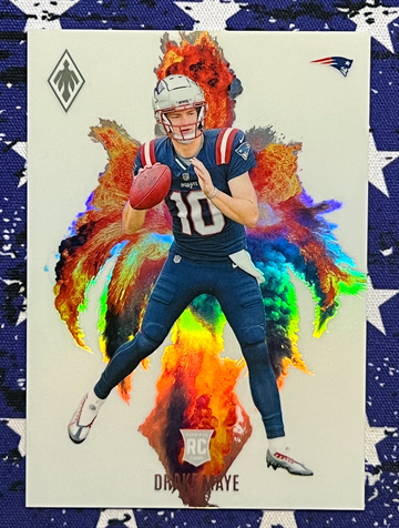 2024 Panini Phoenix Drake Maye #CB-DME Color Blast SSP NE Patriots RC