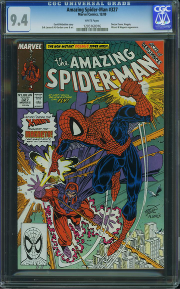 AMAZING SPIDER-MAN #327, CGC 9.4 NM