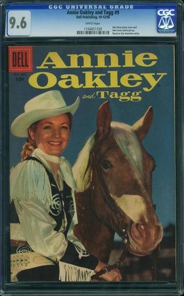 ANNIE OAKLEY AND TAGG #9, CGC 9.6 NM+