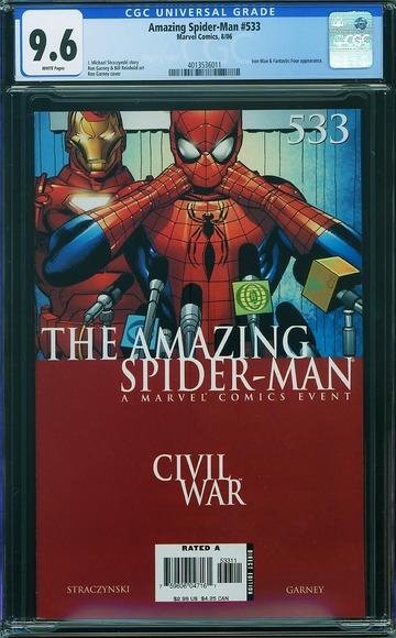 AMAZING SPIDER-MAN #533, CGC 9.6 NM+