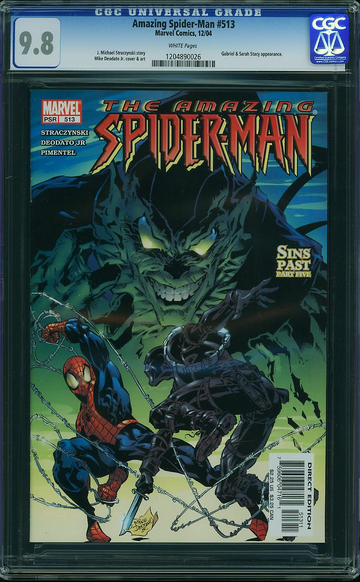 AMAZING SPIDER-MAN #513, CGC 9.8 NM/MT