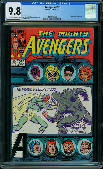 AVENGERS #253, CGC 9.8 NM/MT