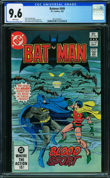 BATMAN #349, CGC 9.6 NM+