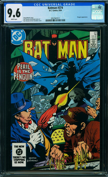 BATMAN #374, CGC 9.6 NM+