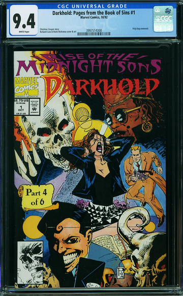 DARKHOLD: PAGES FROM THE BOOK OF SINS #1, CGC 9.4 NM