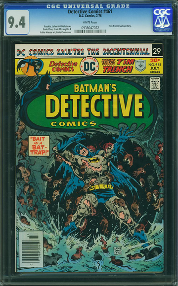 DETECTIVE COMICS #461, CGC 9.4 NM