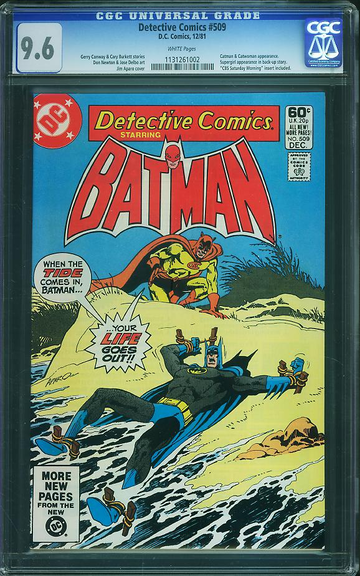 DETECTIVE COMICS #509, CGC 9.6 NM+