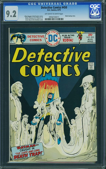 DETECTIVE COMICS #450, CGC 9.2 NM-