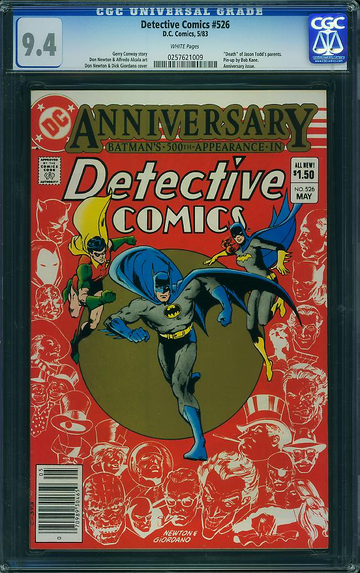 DETECTIVE COMICS #526, CGC 9.4 NM
