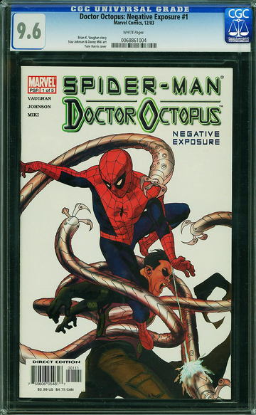 DOCTOR OCTOPUS: NEGATIVE EXPOSURE #1, CGC 9.6 NM+