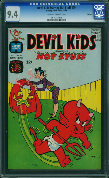 DEVIL KIDS STARRING HOT STUFF #20, CGC 9.4 NM