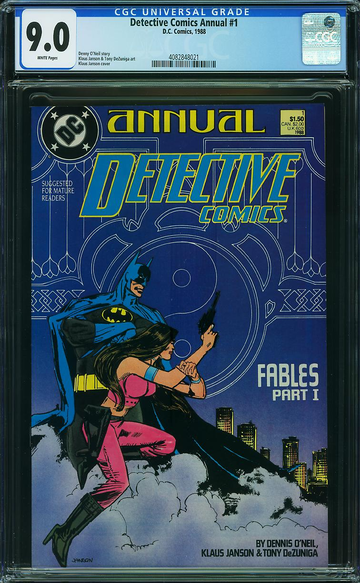 DETECTIVE COMICS ANNUAL #1, CGC 9.0 VFNM