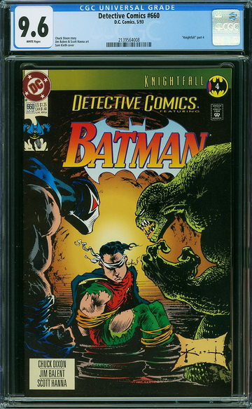 DETECTIVE COMICS #660, CGC 9.6 NM+