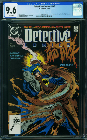 DETECTIVE COMICS #607, CGC 9.6 NM+