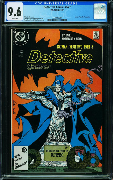 DETECTIVE COMICS #577, CGC 9.6 NM+