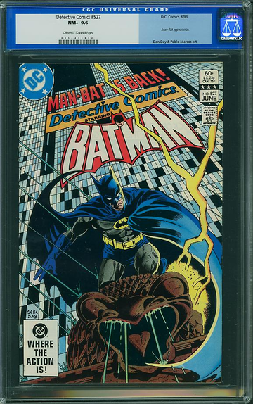DETECTIVE COMICS #527, CGC 9.6 NM+