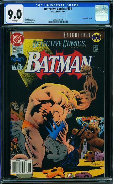 DETECTIVE COMICS #659, CGC 9.0 VFNM