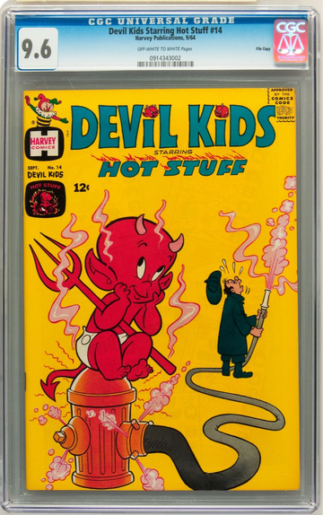 DEVIL KIDS STARRING HOT STUFF #14, CGC 9.6 NM+