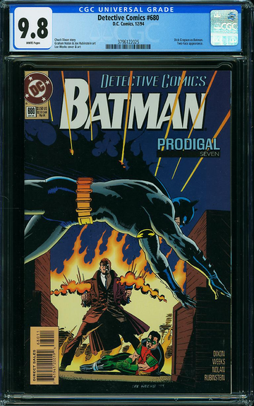 DETECTIVE COMICS #680, CGC 9.8 NM/MT