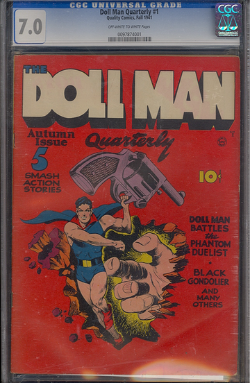 DOLL MAN QUARTERLY #1, CGC 7.0 FVF
