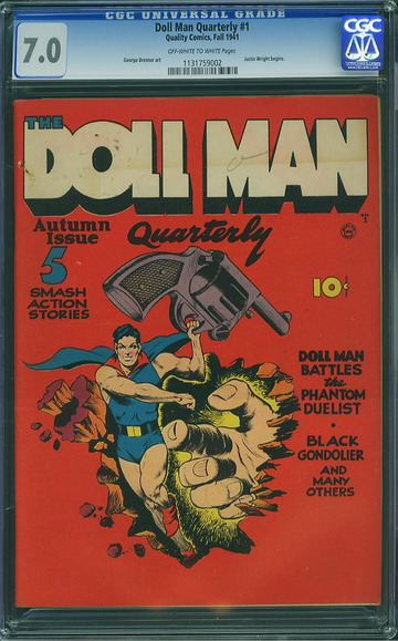 DOLL MAN QUARTERLY #1, CGC 7.0 FVF