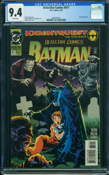DETECTIVE COMICS #671, CGC 9.4 NM