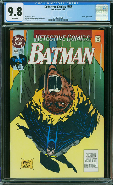 DETECTIVE COMICS #658, CGC 9.8 NM/MT
