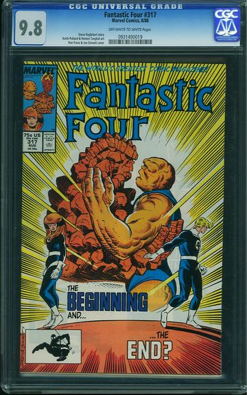 FANTASTIC FOUR #317, CGC 9.8 NM/MT