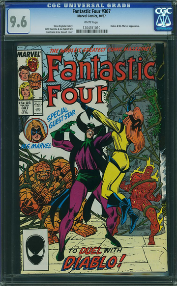 FANTASTIC FOUR #307, CGC 9.6 NM+
