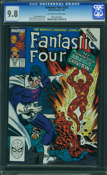 FANTASTIC FOUR #322, CGC 9.8 NM/MT