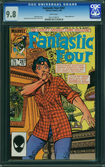 FANTASTIC FOUR #287, CGC 9.8 NM/MT