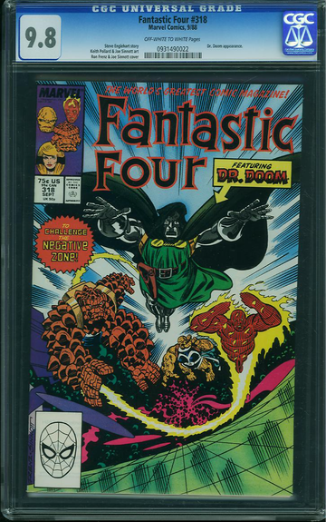 FANTASTIC FOUR #318, CGC 9.8 NM/MT