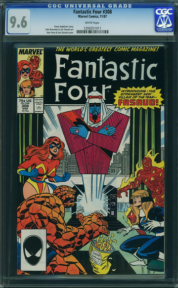 FANTASTIC FOUR #308, CGC 9.6 NM+