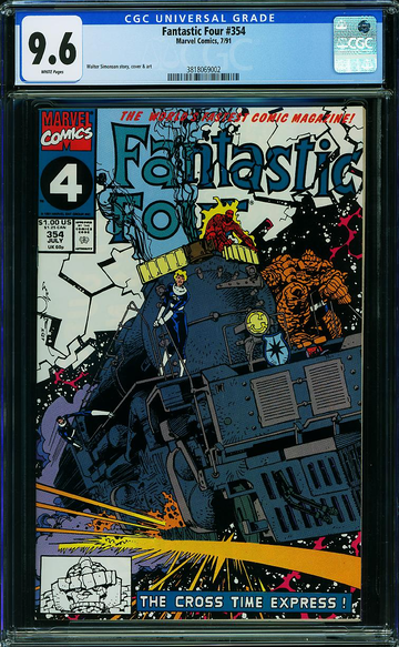 FANTASTIC FOUR #354, CGC 9.6 NM+