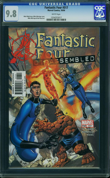FANTASTIC FOUR #517, CGC 9.8 NM/MT