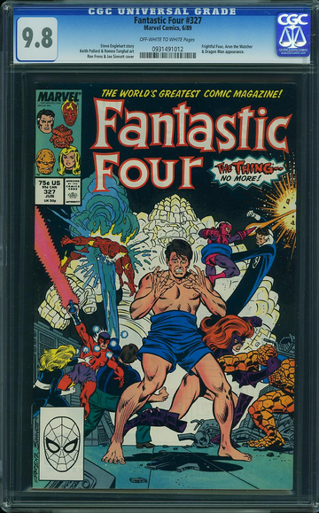 FANTASTIC FOUR #327, CGC 9.8 NM/MT