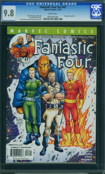 FANTASTIC FOUR #476, CGC 9.8 NM/MT