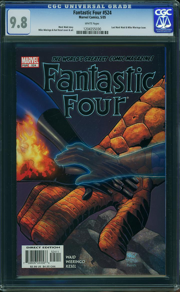 FANTASTIC FOUR #524, CGC 9.8 NM/MT