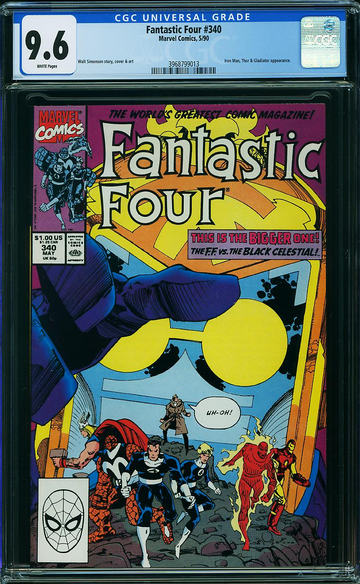 FANTASTIC FOUR #340, CGC 9.6 NM+