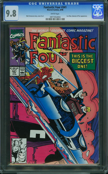FANTASTIC FOUR #341, CGC 9.8 NM/MT