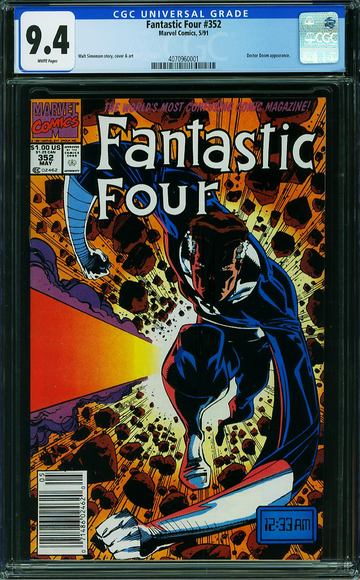 FANTASTIC FOUR #352, CGC 9.4 NM